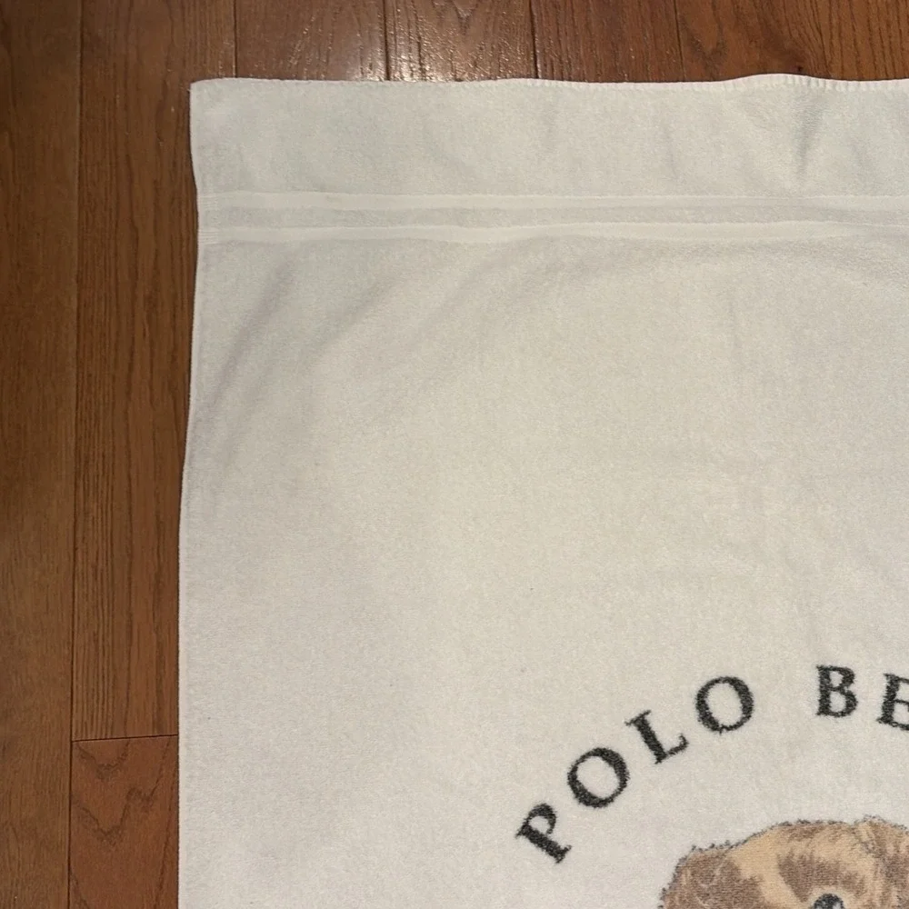 Vintage Ralph Lauren Polo Bear X-Large Beach Towel 35x72